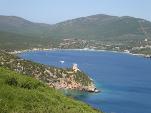 Baia di porto conte e la torre del Tramariglio