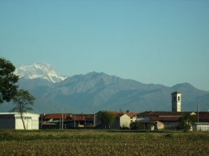 Cigliano dalla Provinciale per Torino