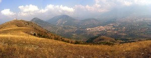 Panorama di Raiano (AQ) sulla Valle Peligna