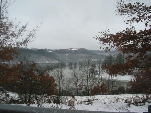 il grigio inverno di campotosto