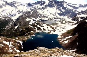 vista dei laghi “SERRU’” e “AGNEL”