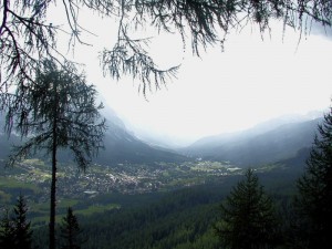 Panorama della Valle d’Ampezzo e di Cortina