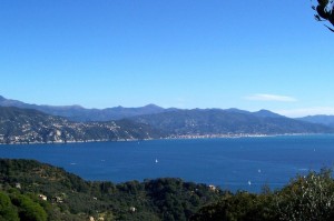 Panorama dal monte di Portofino