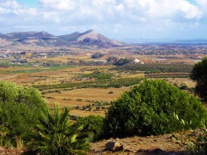 carbonia vista da monte sirai