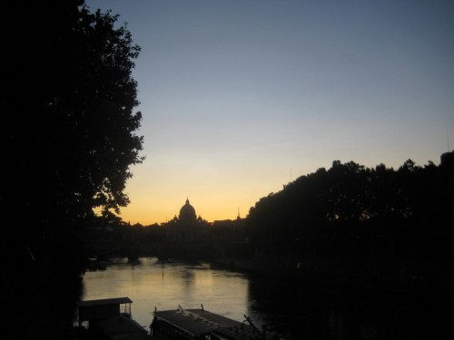 Roma - Skyline al tramonto