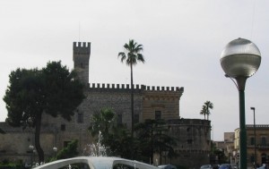 Torre e torrioni (a mandorla) del castello