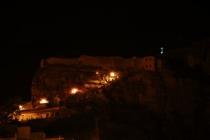 Corleone panorama in notturna