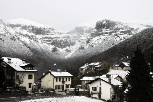 Sovramonte - La prima neve a Passo Croce d'Aune