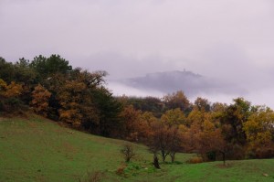 Montegiovi nella nebbia