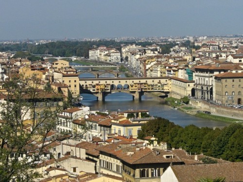Firenze - veduta ponte vecchio