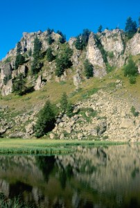 col saurel e il lago nero