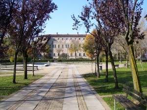 cono ottico sul castello