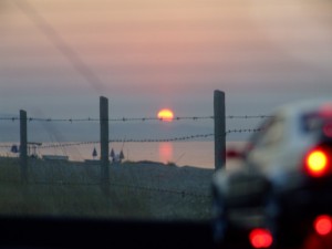 dall’interno della mia auto…il mare!