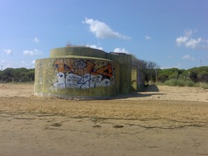 Bibione, bunker sulla spiaggia