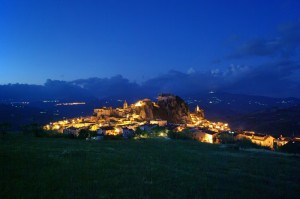 Bagnoli del Trigno panorama notturno sud