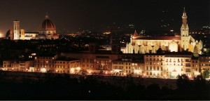 Dal Piazzale Firenze di notte