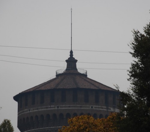 Milano - Torre lato via Gadio (particolare)