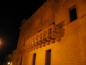 il balcone del palazzo dei saraceno(studa’)