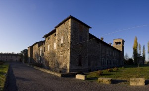 Panoramica del castello di Cavernago