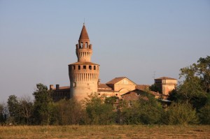 La torre del castello di Rivalta