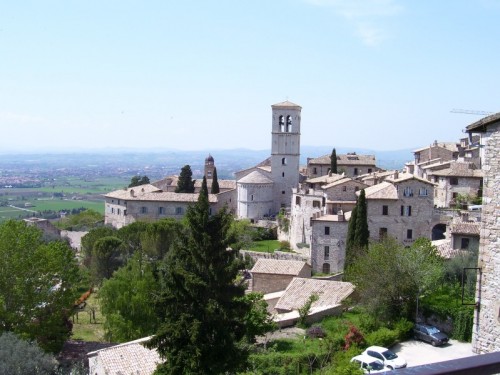 Assisi - veduta chiesa di s.francesco