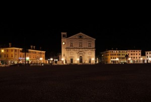Panorama serale del centro