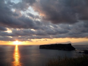 Isola di Dino al Tramonto