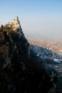 Veduta di Rimini dalla rocca di San Marino