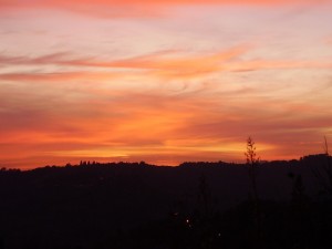 Sant’Angelo: il tramonto sull’alta Tuscia