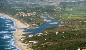 Baia delle Mimose e foce del Coghinas