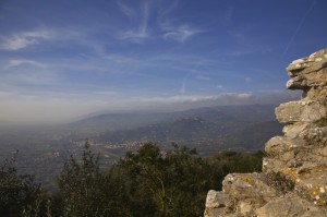 Panorama dal castello di Monsummano Alto