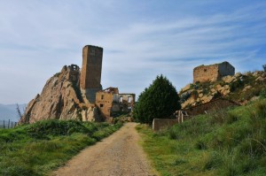Arrivando al castello di Gresti