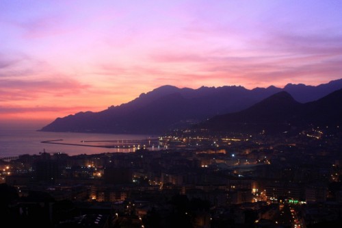 Salerno - rosso di sera...