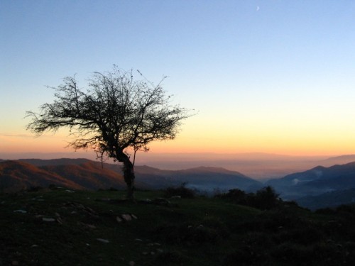 Pescia - Tramonto dai monti verso Pescia Pescia - Tramonto dai monti verso Pescia