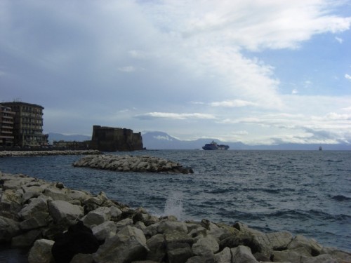 Napoli - Castel dell'Ovo e golfo di Napoli