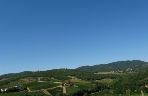 Panorama dal Castello di Meleto