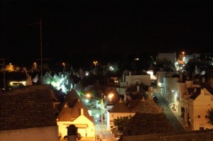 Panorama di notte