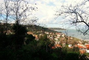 tra il verde e mare.