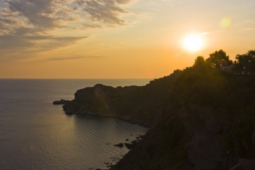 Milazzo - Il capo al tramonto Milazzo - Il capo al tramonto