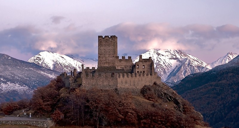 ''Castello di Cly prima della sera'' - Saint-Denis