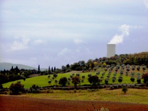 veduta soffioni larderello, strada statale pomarance
