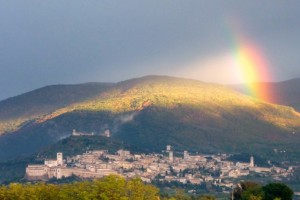 Arcobaleno ad Assisi