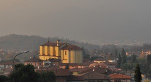 Panorama sulla chiesa di Muscoline