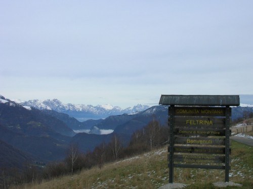 Alano di Piave - Monte Tomba con Vette Feltrine Alano di Piave - Monte Tomba con Vette Feltrine
