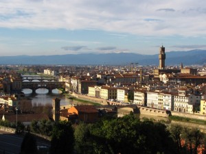 Dal Piazzale: Ponte Vecchio e Palazzo Vecchio