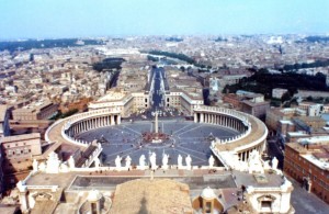 Roma vista dal “cupolone”