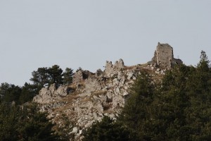 Ruderi del castello di Pescasseroli