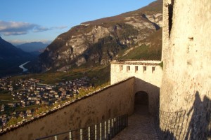 La valle dell’ Adige da Castel Beseno