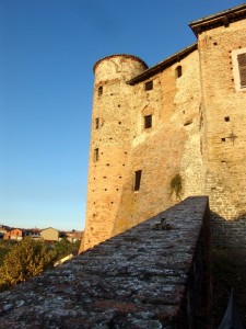 Primo sole sul castello