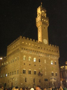 Palazzo Vecchio….ma per lui gli anni non passano